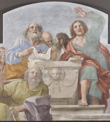 Le Palazzo Barberini rassemble le cycle de fresques de la chapelle Herrera conçue par Annibale Carracci.  Le Palazzo Barberini rassemble le cycle de fresques de la chapelle Herrera conçue par Annibale Carracci.