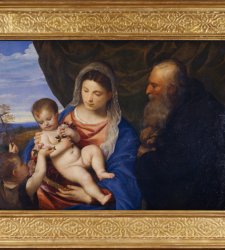 A Miramare è arrivata la Madonna delle Rose di Tiziano, in prestito dagli Uffizi  A Miramare è arrivata la Madonna delle Rose di Tiziano, in prestito dagli Uffizi