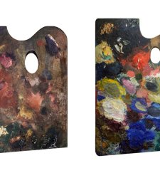 At the Gallerie d'Italia in Milan, an exhibition on artists' palettes, from Van Gogh to Kandinsky  At the Gallerie d'Italia in Milan, an exhibition on artists' palettes, from Van Gogh to Kandinsky