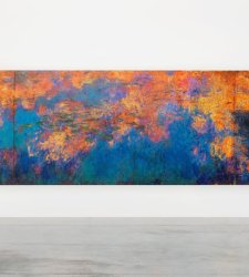 Ai Weiwei recreates Monet's Water Lilies with Legos: a 15-meter work