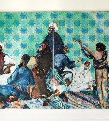 Siena, al Santa Maria della Scala una mostra sui fantastici viaggi di Aldo Mondino Siena, al Santa Maria della Scala una mostra sui fantastici viaggi di Aldo Mondino