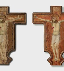 Siena, termina il restauro della Croce del Carmine di Ambrogio Lorenzetti Siena, termina il restauro della Croce del Carmine di Ambrogio Lorenzetti