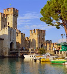 The Scaliger Castle in Sirmione, a medieval jewel on Lake Garda