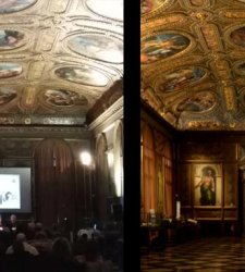 Venice, new lighting for the Sansovinian rooms of the Marciana Library