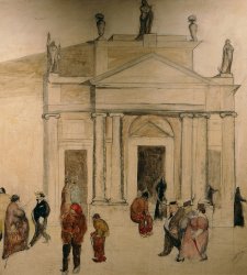 Lorenzo Viani's Sant'Andrea on the move from Viareggio to Lucca for dedicated exhibition