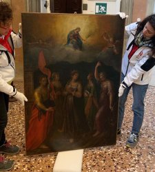 Pinacoteca Nazionale di Bologna, restoration of Lavinia Fontana painting kicks off thanks to Opera tua
