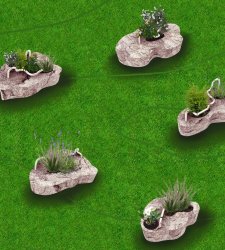 Piedmont, a public installation by Otobong Nkanga made of marble and plants arrives in Bra. Piedmont, a public installation by Otobong Nkanga made of marble and plants arrives in Bra.