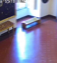 Royal Palace of Caserta, visitor steals floor tile. Framed by cameras, denounced 