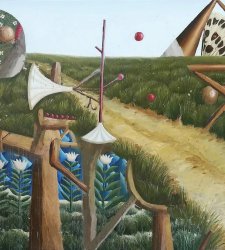 Sardinien, die erste Einzelausstellung des Malers Siro Cugusi in einer Institution im Museum Nivola Sardinien, die erste Einzelausstellung des Malers Siro Cugusi in einer Institution im Museum Nivola