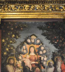 La Pala Trivulzio di Mantegna torna al Castello Sforzesco con la cornice storica restaurata La Pala Trivulzio di Mantegna torna al Castello Sforzesco con la cornice storica restaurata