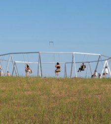 Twelve swings in the Maremma: Francesco Arena's site-specific work in Capalbio Twelve swings in the Maremma: Francesco Arena's site-specific work in Capalbio