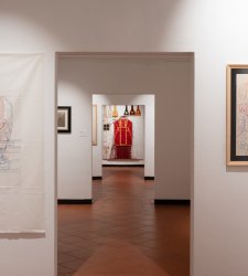 Over forty years of Hermann Nitsch's research on display in Brescia. Over forty years of Hermann Nitsch's research on display in Brescia.