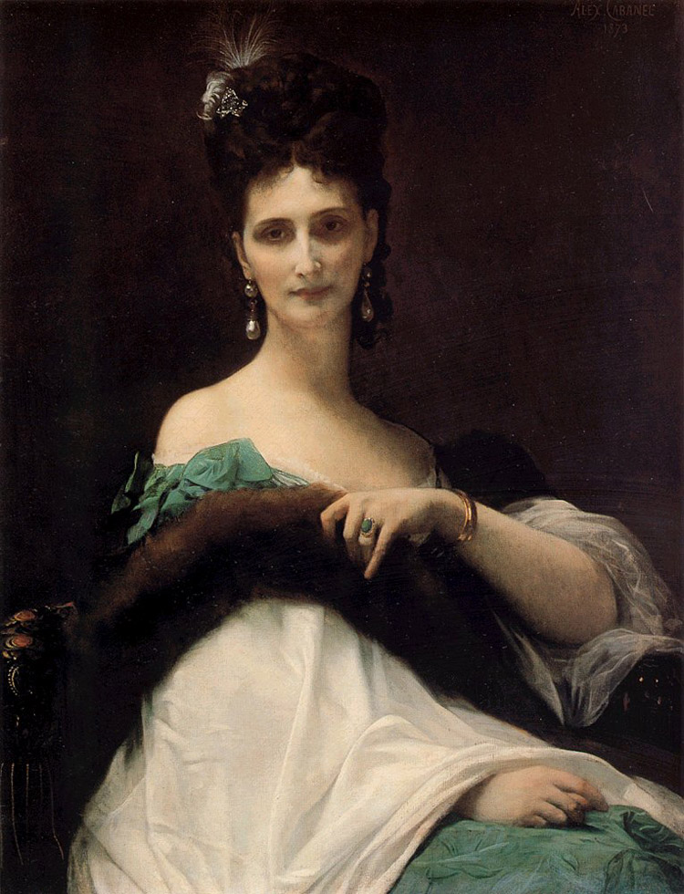 Ritratto della contessa de Keller di Alexandre Cabanel