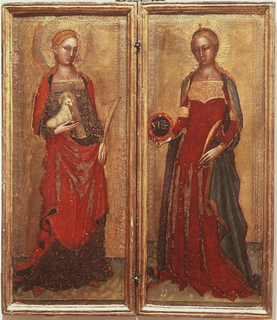 Sant'Agnese e santa Domitilla di Andrea Bonaiuti