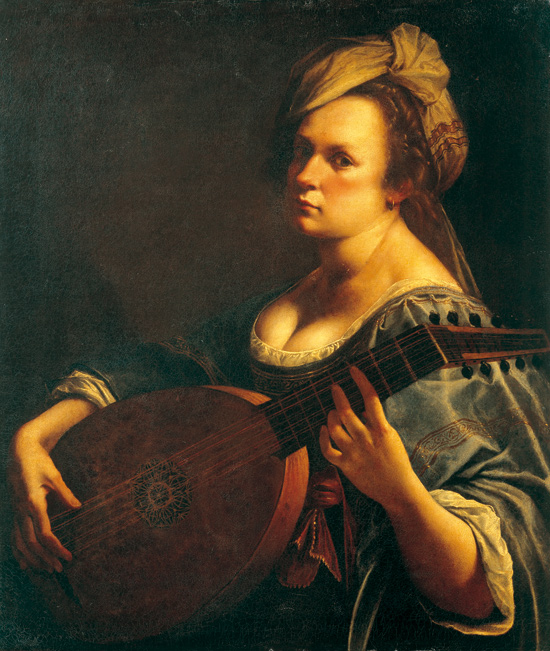 Autoritratto come suonatrice di liuto di Artemisia Gentileschi