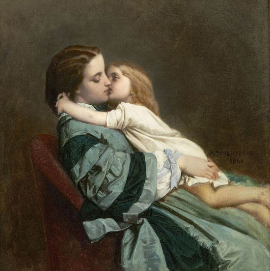 Il bacio di Auguste Toulmouche