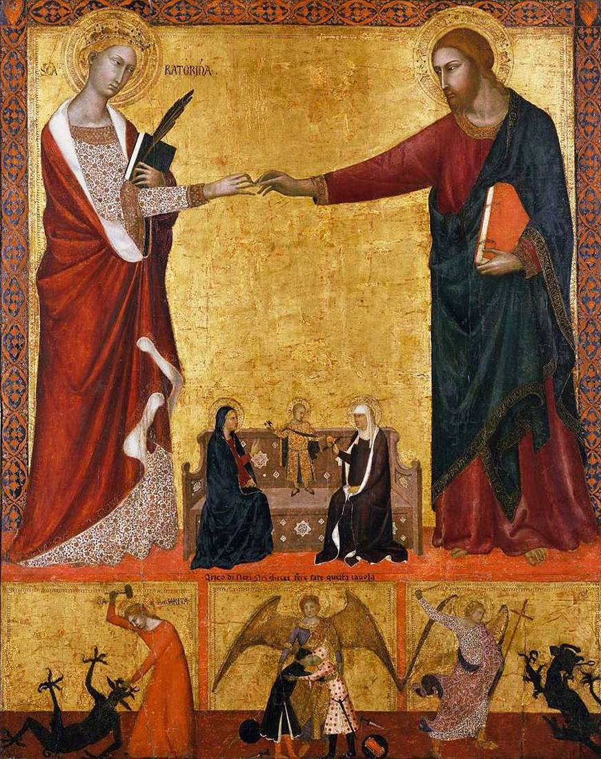 Matrimonio mistico di santa Caterina di Barna da Siena