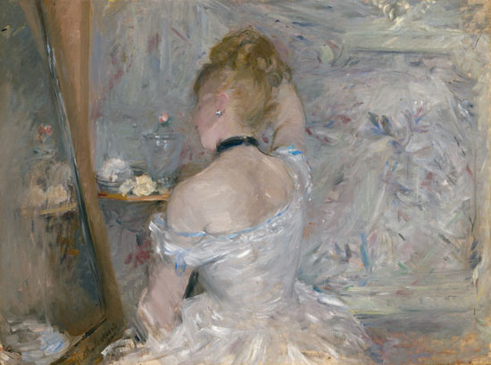 Donna alla toilette di Berthe Morisot