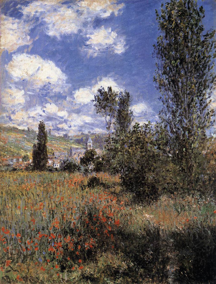 Veduta di Vetheuil di Claude Monet