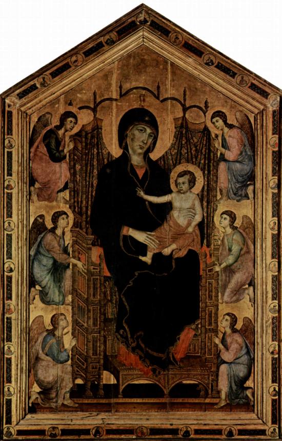 Madonna Rucellai (o Madonna dei Laudesi) di Duccio di Buoninsegna ...