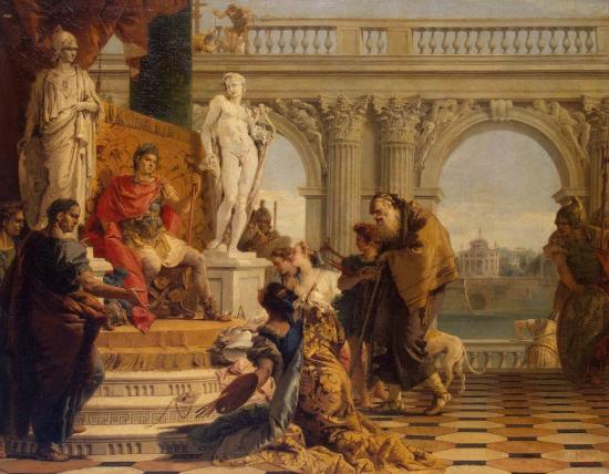 Mecenate presenta le arti ad Augusto di Giambattista Tiepolo