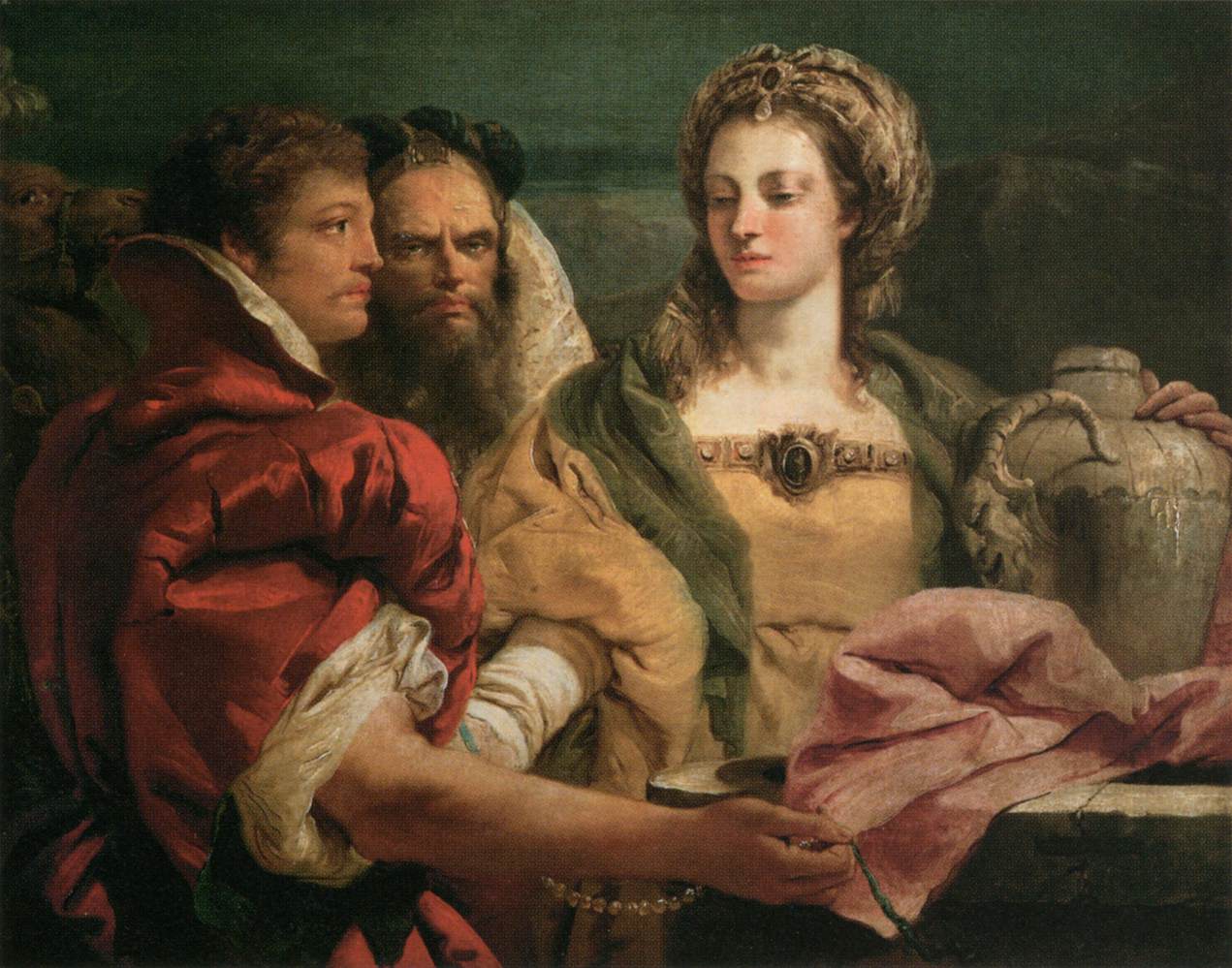 Rebecca al pozzo di Giandomenico Tiepolo