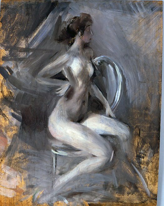 Nudino scattante di Giovanni Boldini