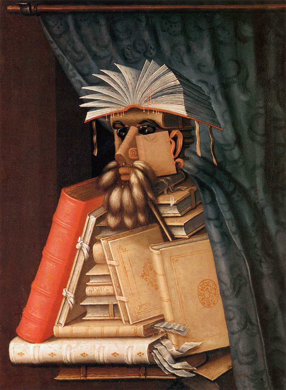 Il Bibliotecario di Giuseppe Arcimboldi (copia da)