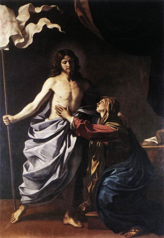 Cristo risorto appare alla Madonna di Guercino