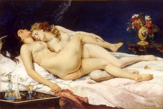 Le Sommeil (il Sonno) di Gustave Courbet