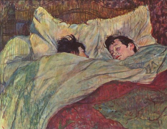 Le lit (il letto) di Henri de Toulouse-Lautrec