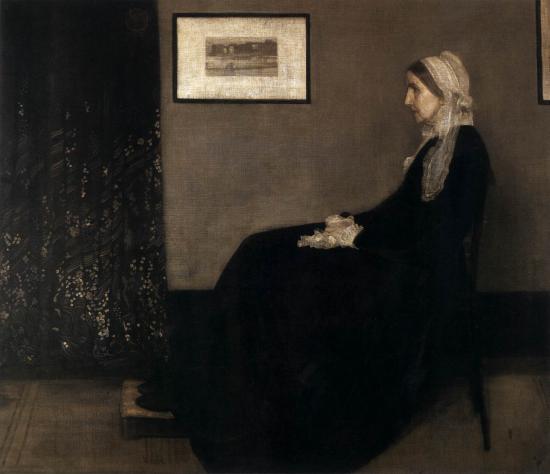 Accordi in grigio e in nero n° 1 (Ritratto della madre) di James Abbott MacNeill Whistler