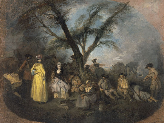 Il riposo di Jean-Antoine Watteau