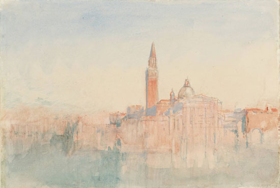 San Giorgio Maggiore al tramonto di Joseph Mallord William Turner
