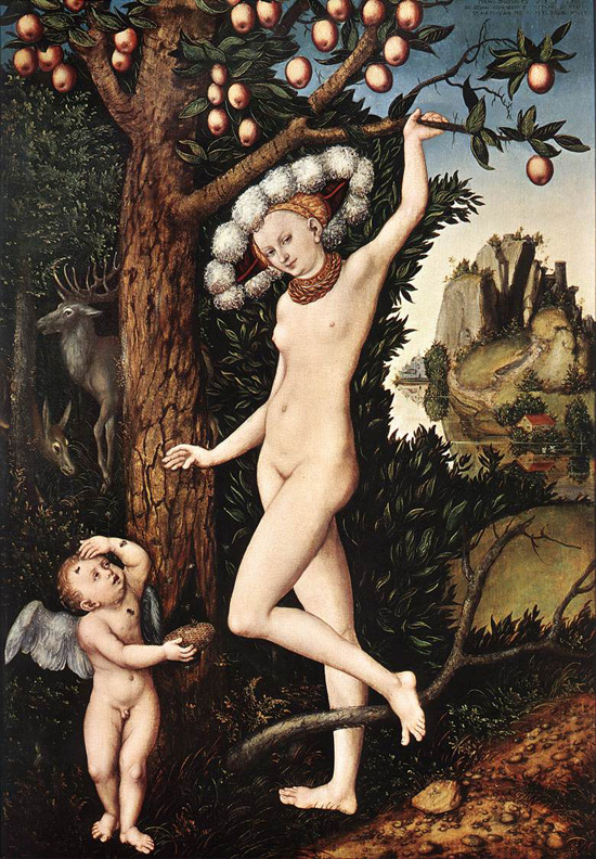 Venere e Cupido di Lucas Cranach il vecchio