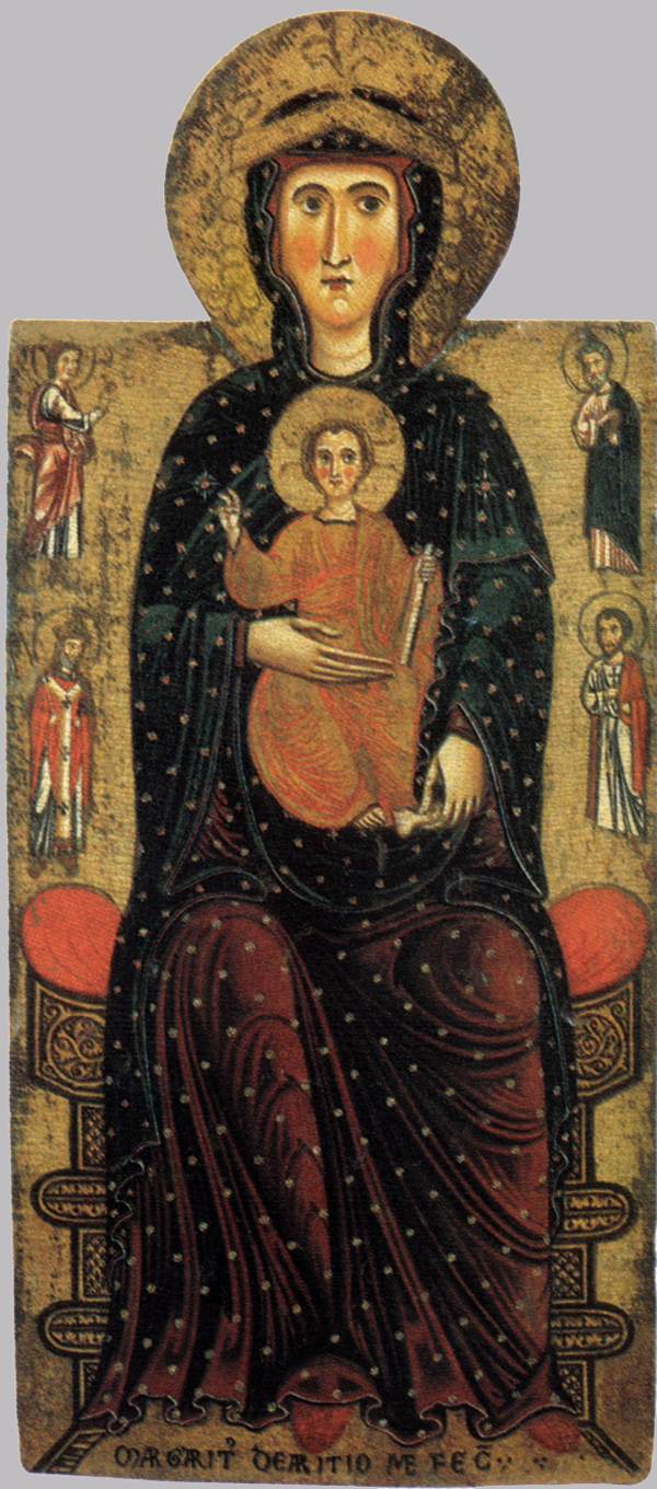 Madonna col Bambino in trono di Margarito d'Arezzo