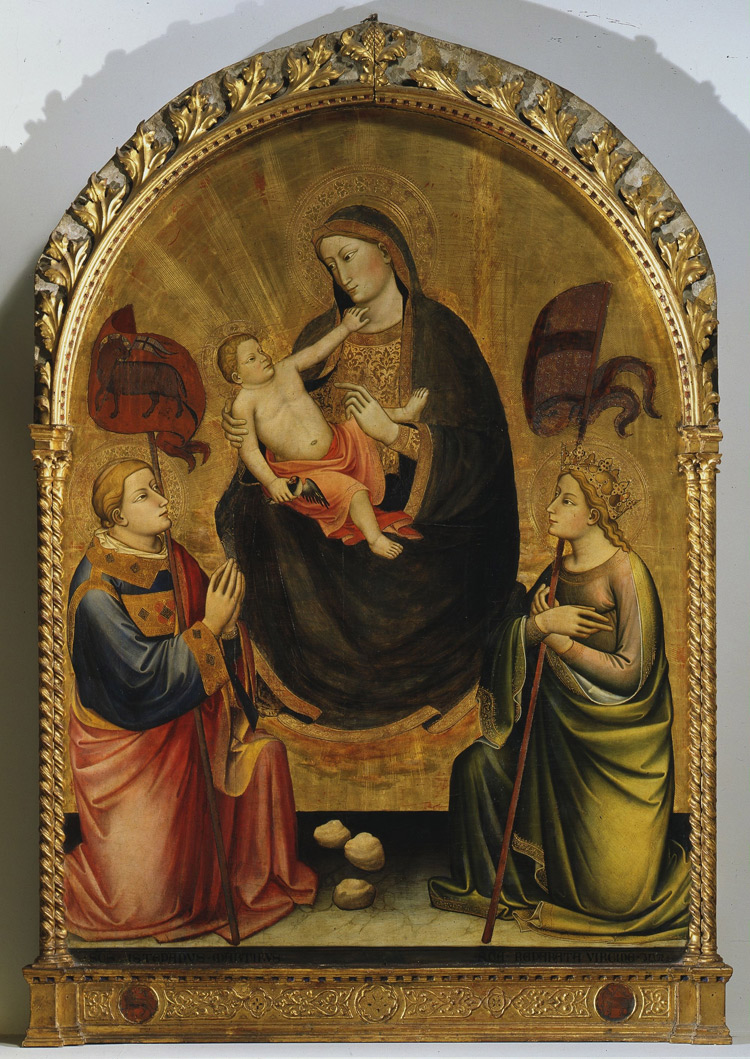 Madonna dell'Umilt celeste tra i santi Stefano e Reparata di Mariotto di Nardo