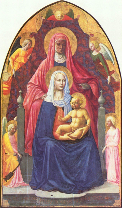 Sant'Anna Metterza di Masaccio e Masolino