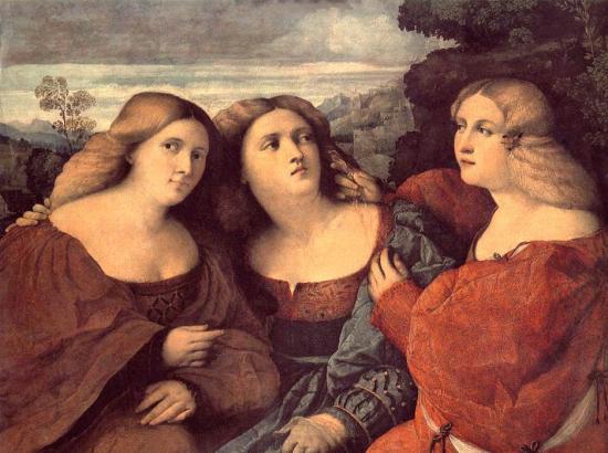 Le tre sorelle di Palma il Vecchio