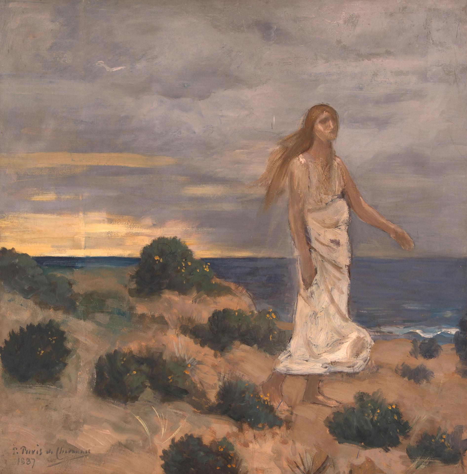 Donna in riva al mare di Pierre Ccile Puvis de Chavannes