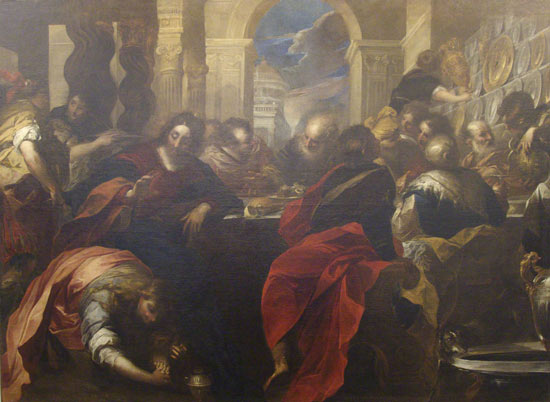 Cena in casa di Simone il Fariseo di Valerio Castello Rivista d'arte