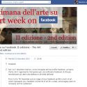 Si conclude la Settimana dell'Arte su Facebook 2013