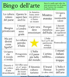 Il bingo dell'arte