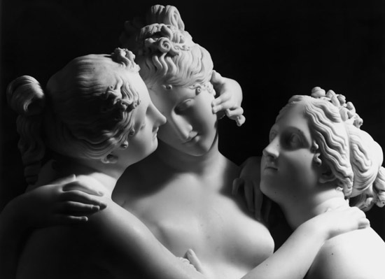 Antonio Canova, Le Tre Grazie, particolare