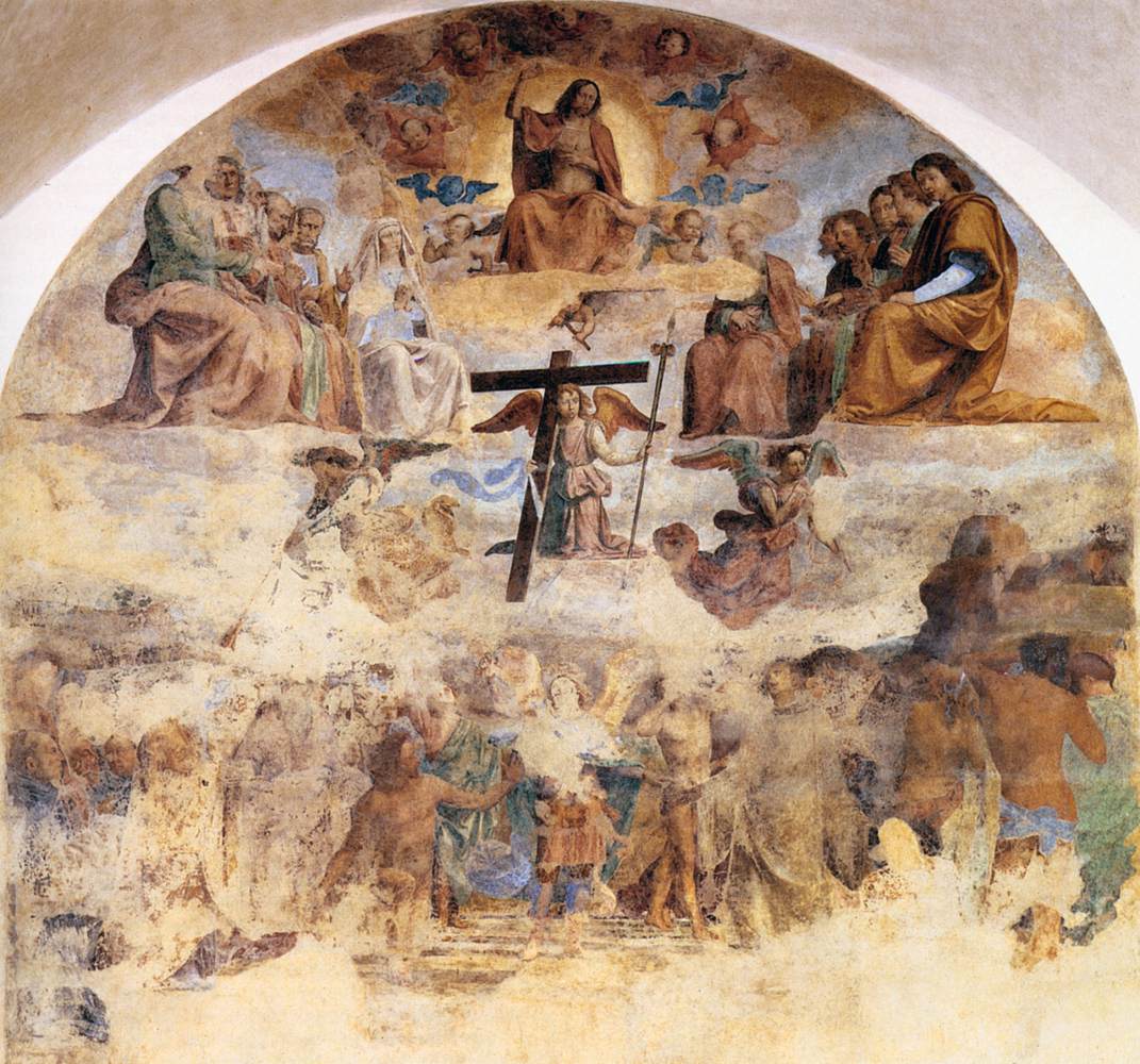 Fra' Bartolomeo and Mariotto Albertinelli, Last Judgment (1499-1501; detached fresco, 360 x 375 cm; Florence, Museo Nazionale di San Marco)
