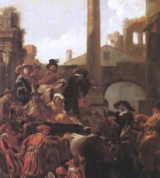 A mid-seventeenth-century carnival: the carnival in Rome by Jan Miel