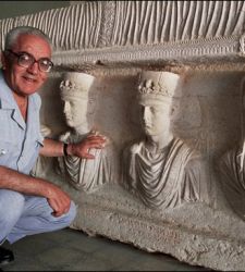 A tribute to Khaled Asaad. We dedicate places of culture to the archaeologist who gave his life for Palmyra