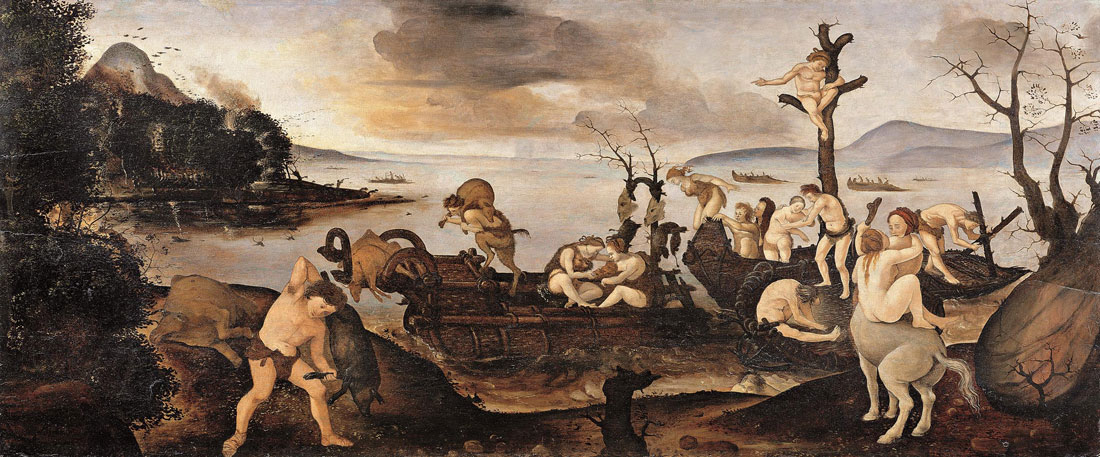 Piero di Cosimo, Ritorno dalla caccia
 Piero di Cosimo, Ritorno dalla caccia