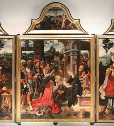 Joos van Cleve's triptych of the Adoration of the Magi: a Flemish masterpiece in Genoa, restored