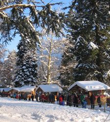 Levico Terme: in the Habsburg Park, a slightly different Christmas market